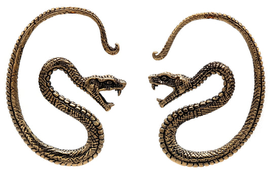 Golden Serpent Ear Weights