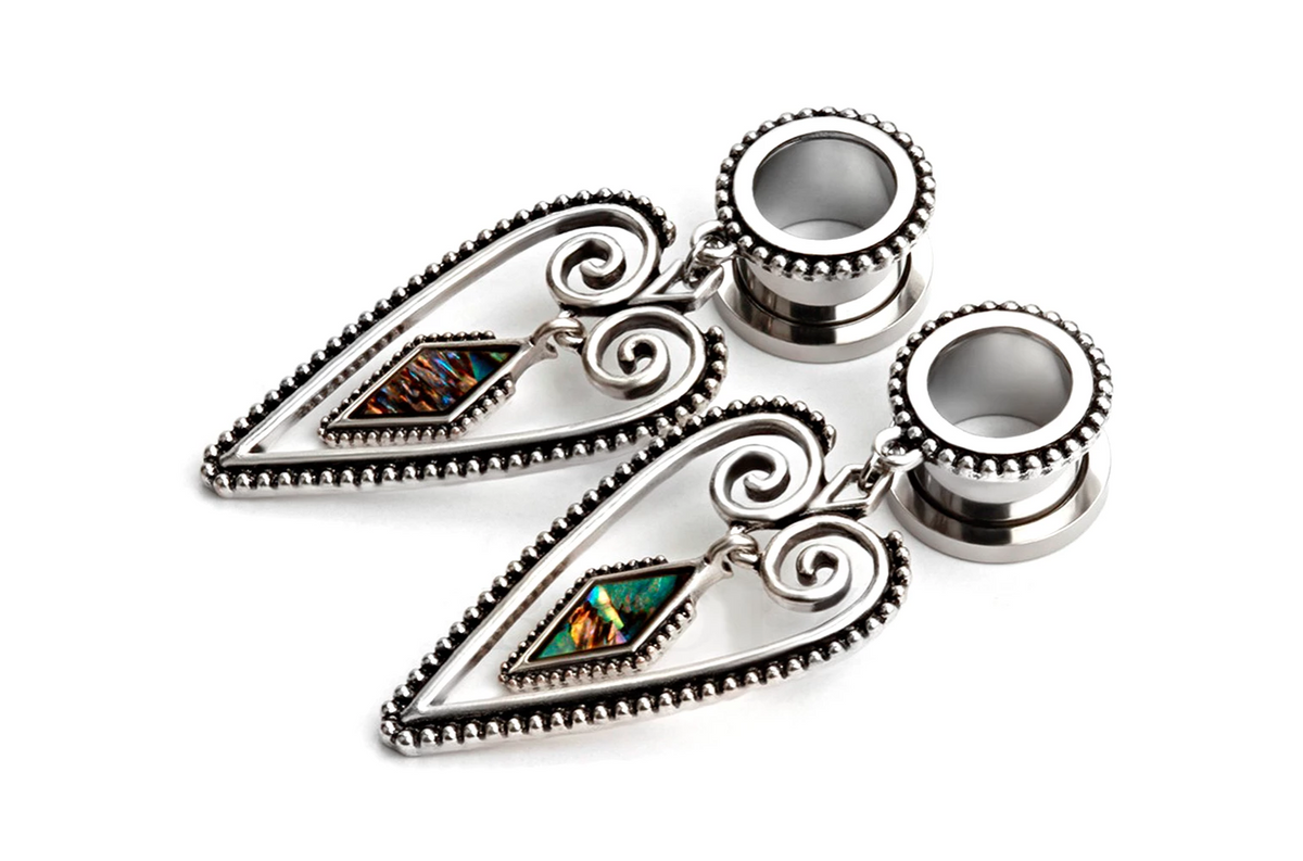 Silver Cosmic Heart Tunnel #856 - Fux Jewellery