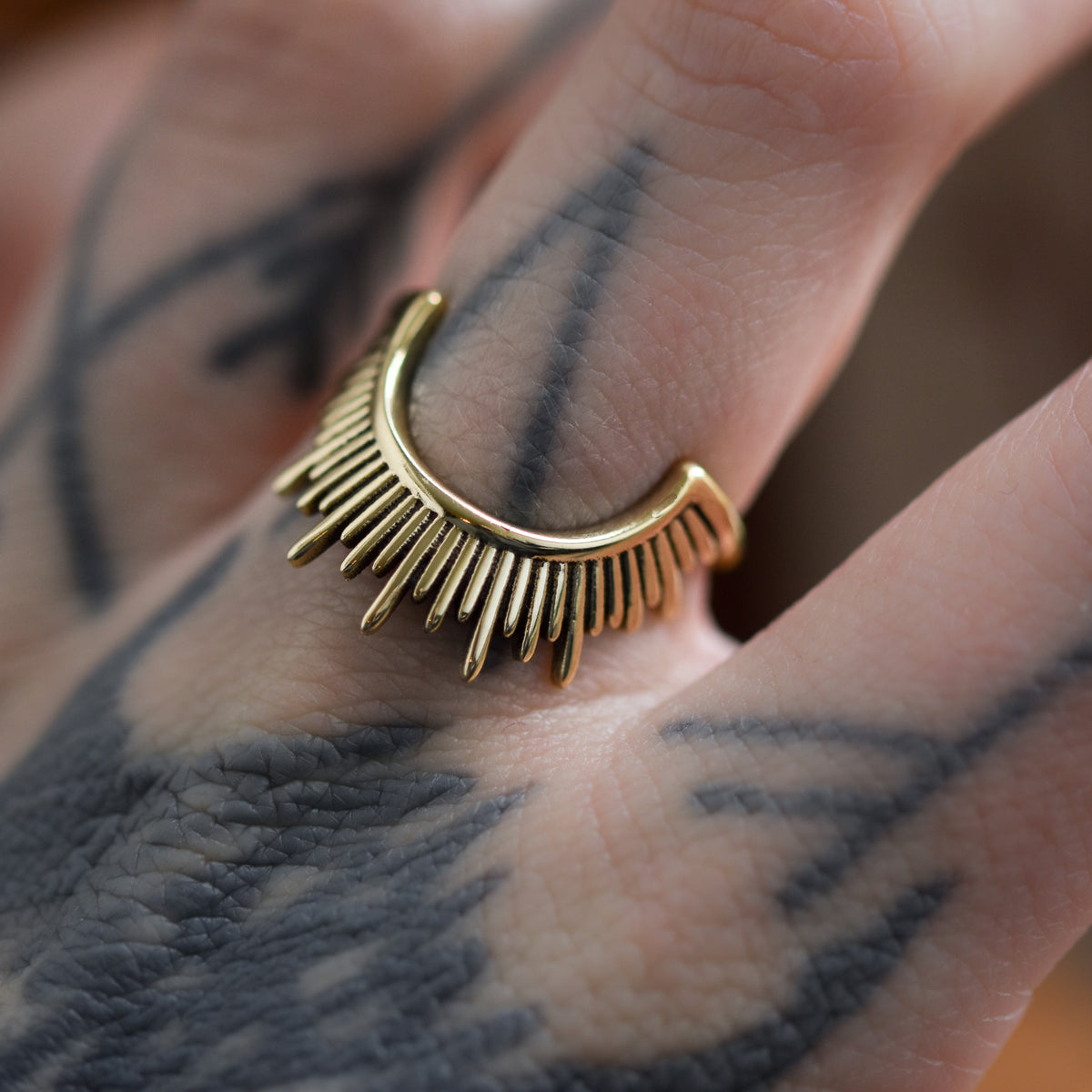 Golden Halo Ring