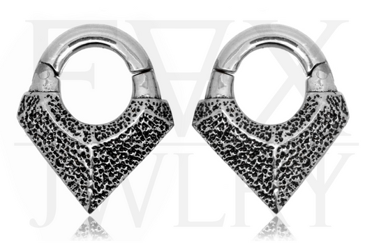 Silver Volcanic Rock Clicker Weights