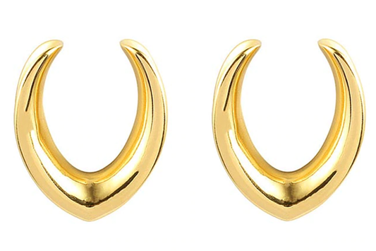 Golden V-Shaped Saddle Hangers #SH02 - Fux Jewellery