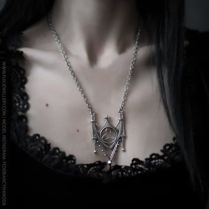 Medieval Gothic Arch Necklace