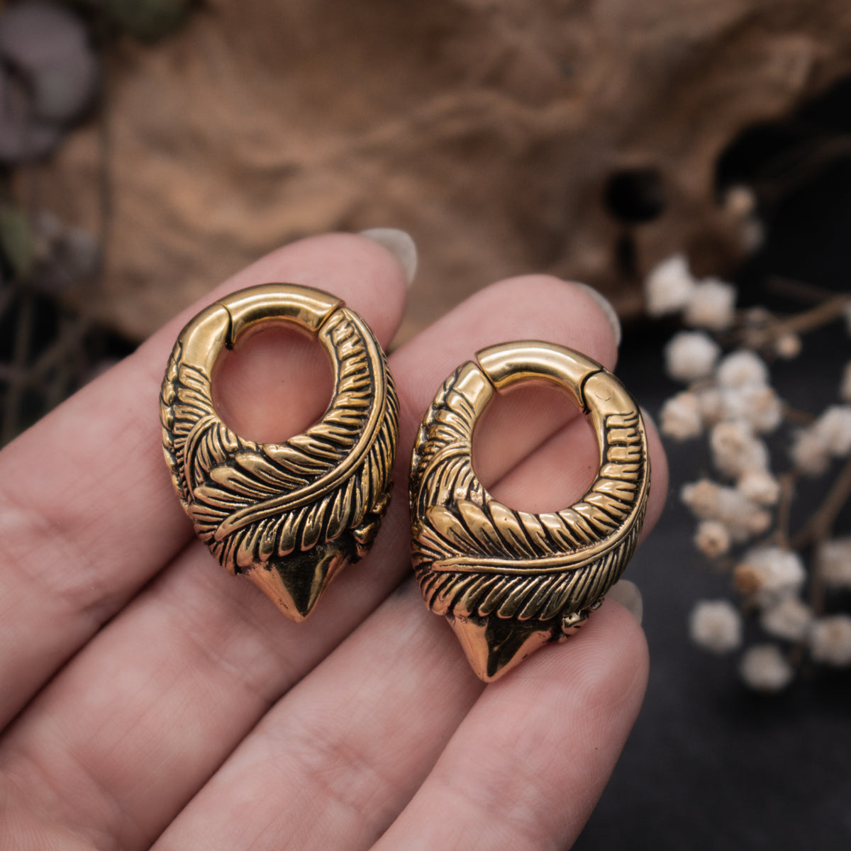 Feather Hangers • Gold