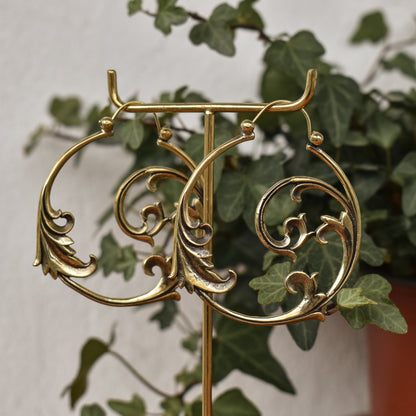 Gothic Ornament Earrings • Gold