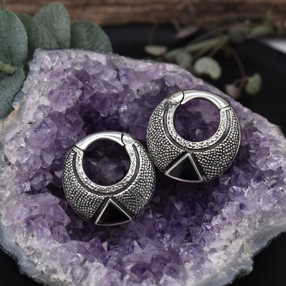 Silver Ceremony Ear Weights
