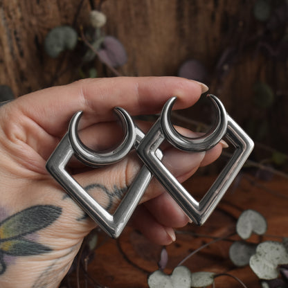 Silberne Diamond Saddle Spreaders