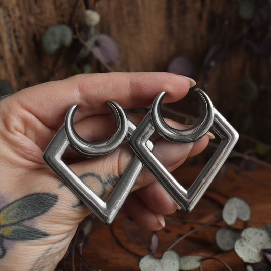Silberne Diamond Saddle Spreaders