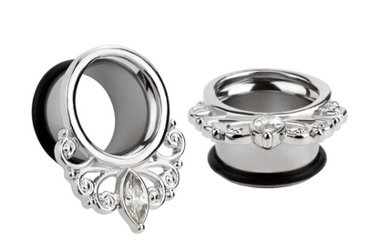 Silver Elven Crystal Tunnel #841 - Fux Jewellery