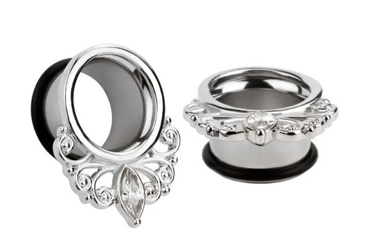 Silver Elven Crystal Tunnel #841 - Fux Jewellery