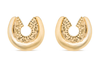 Golden Maya Saddle Hangers #BH08 - Fux Jewellery