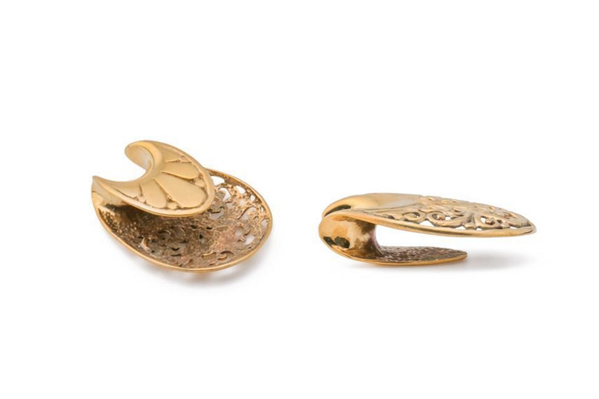 Golden Nataraja Brass Hangers #BH02 - Fux Jewellery