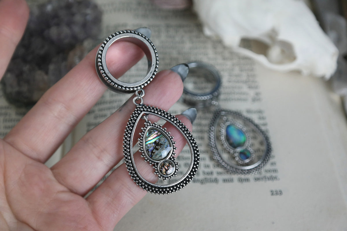 Silver Shell Tribal Tunnel #752 - Fux Jewellery