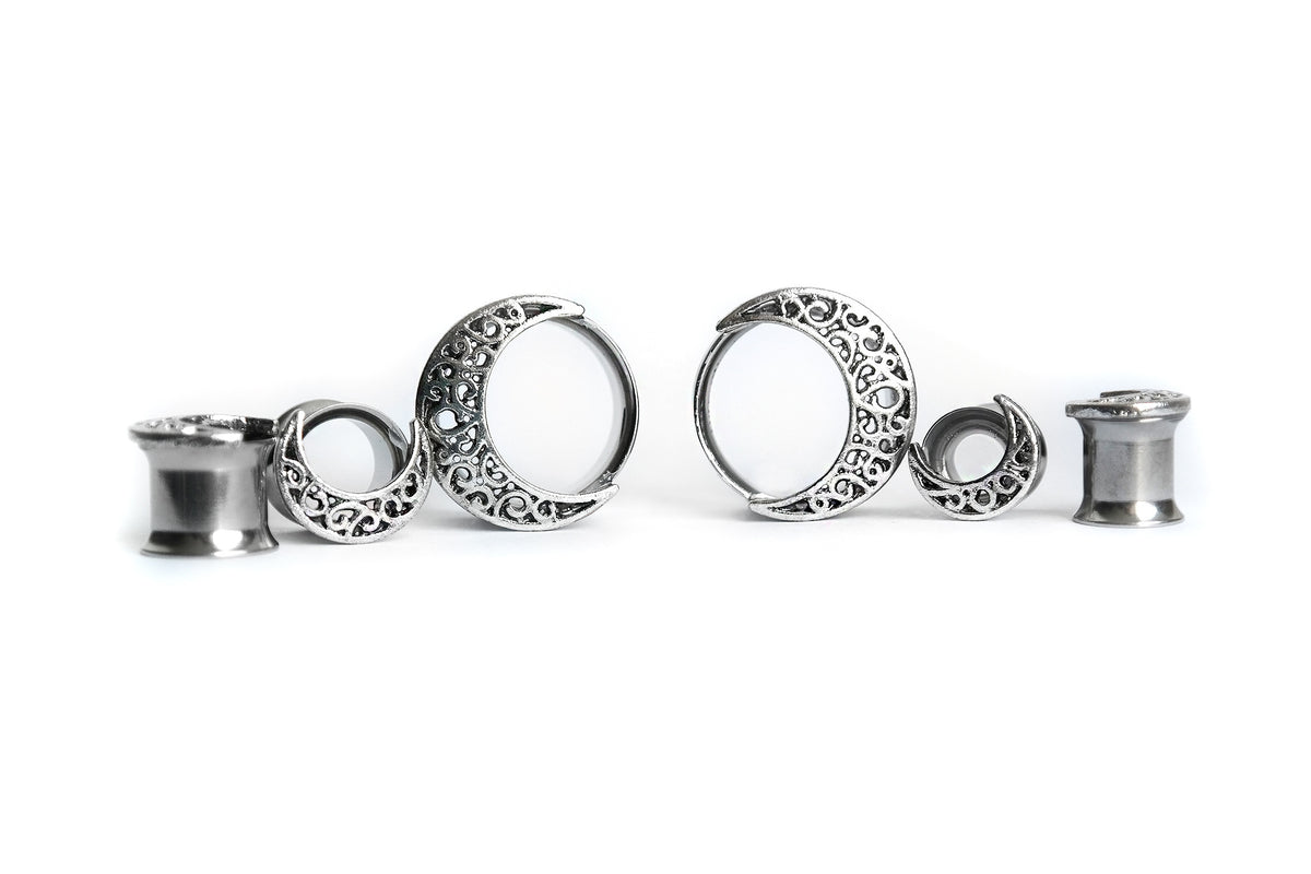 small crescent Moon Tunnel #785 - Fux Jewellery