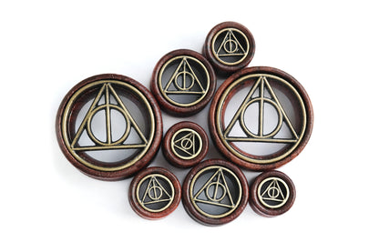 wooden Deathly Tunnel #780 - Fux Jewellery