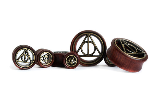 wooden Deathly Tunnel #780 - Fux Jewellery