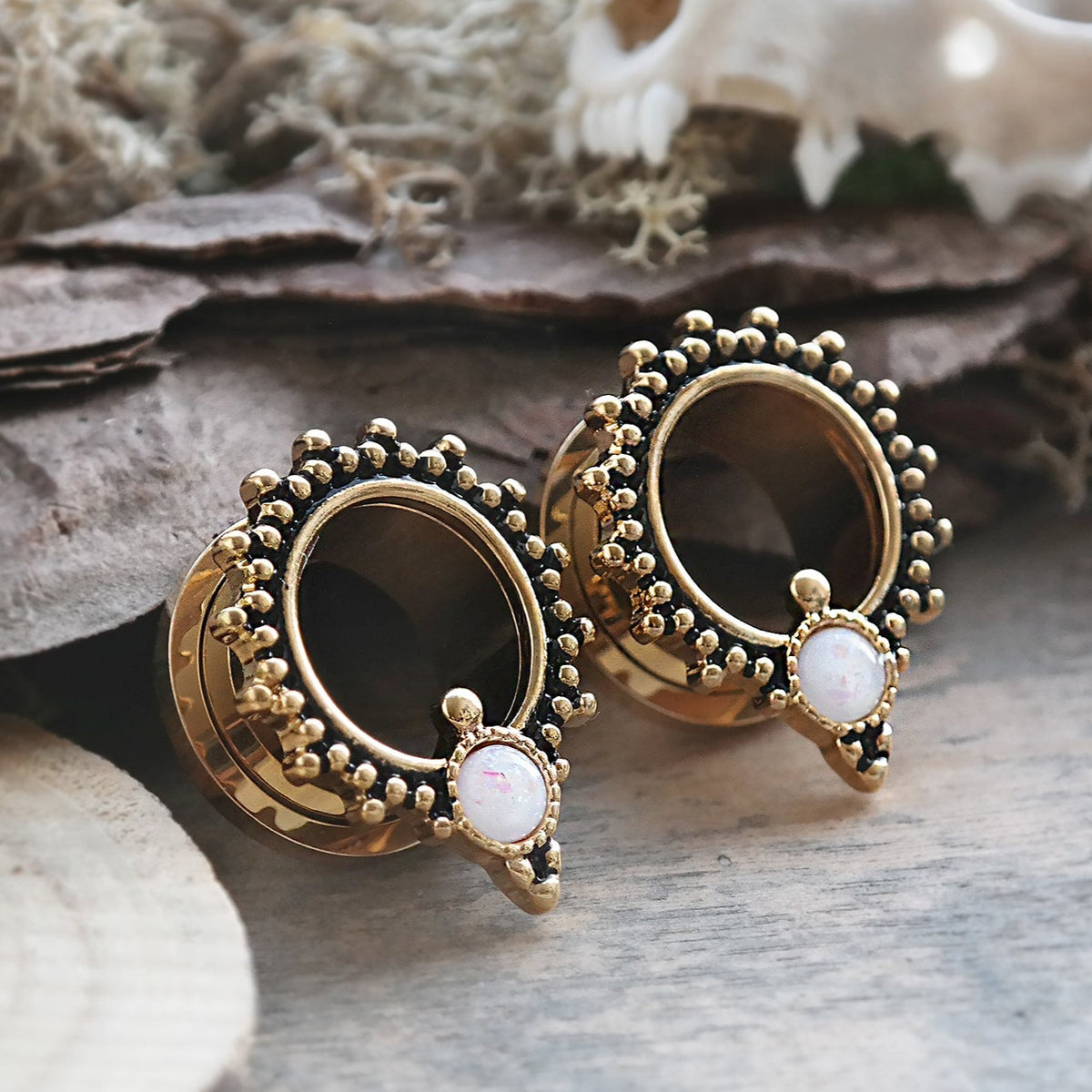Gold Opal Tunnel #842 - Fux Jewellery