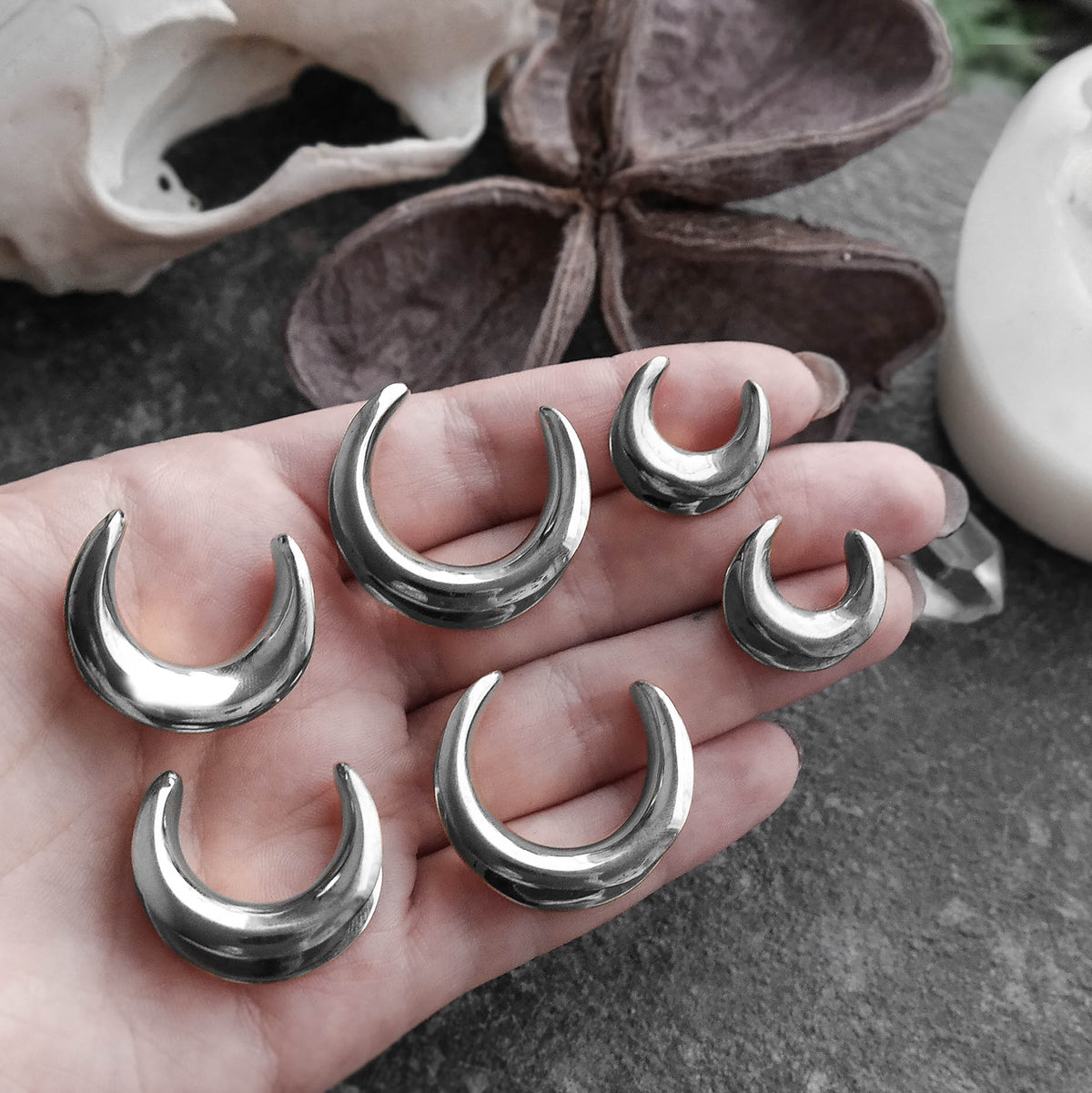 Silver Brass Saddle Spreaders #BH06-S - Fux Jewellery