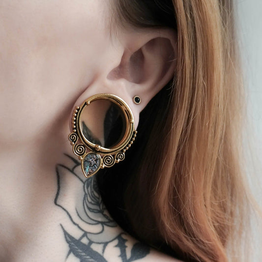 Golden Shakti Tunnel #PT02-G - Fux Jewellery