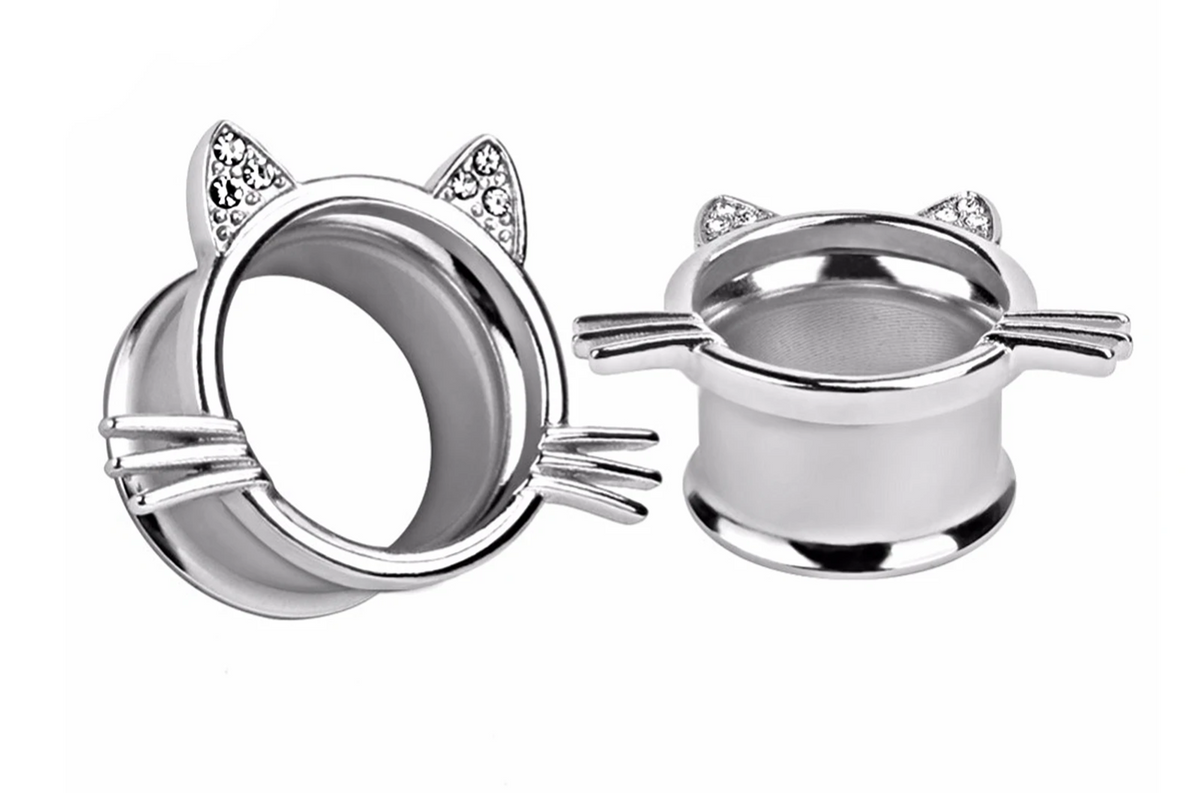 Silver Kitty Tunnel #834 - Fux Jewellery