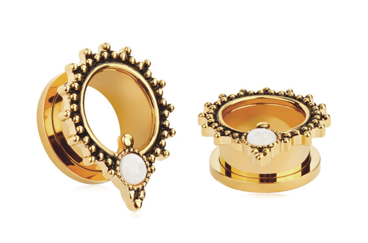 Gold Opal Tunnel #842 - Fux Jewellery