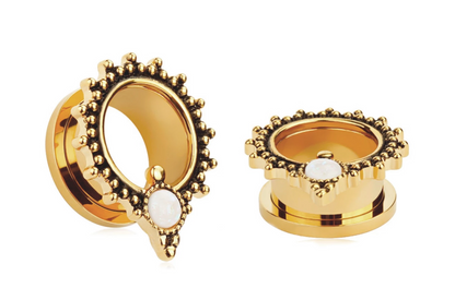Gold Opal Tunnel #842 - Fux Jewellery