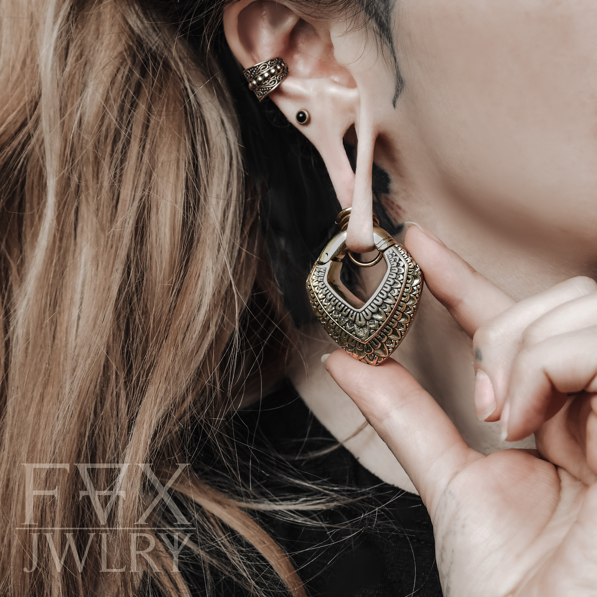 Golden Aura Ear Weights