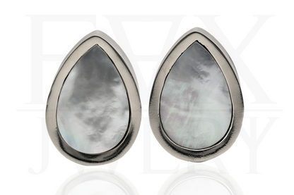 Silver Shell Teardrop Plugs