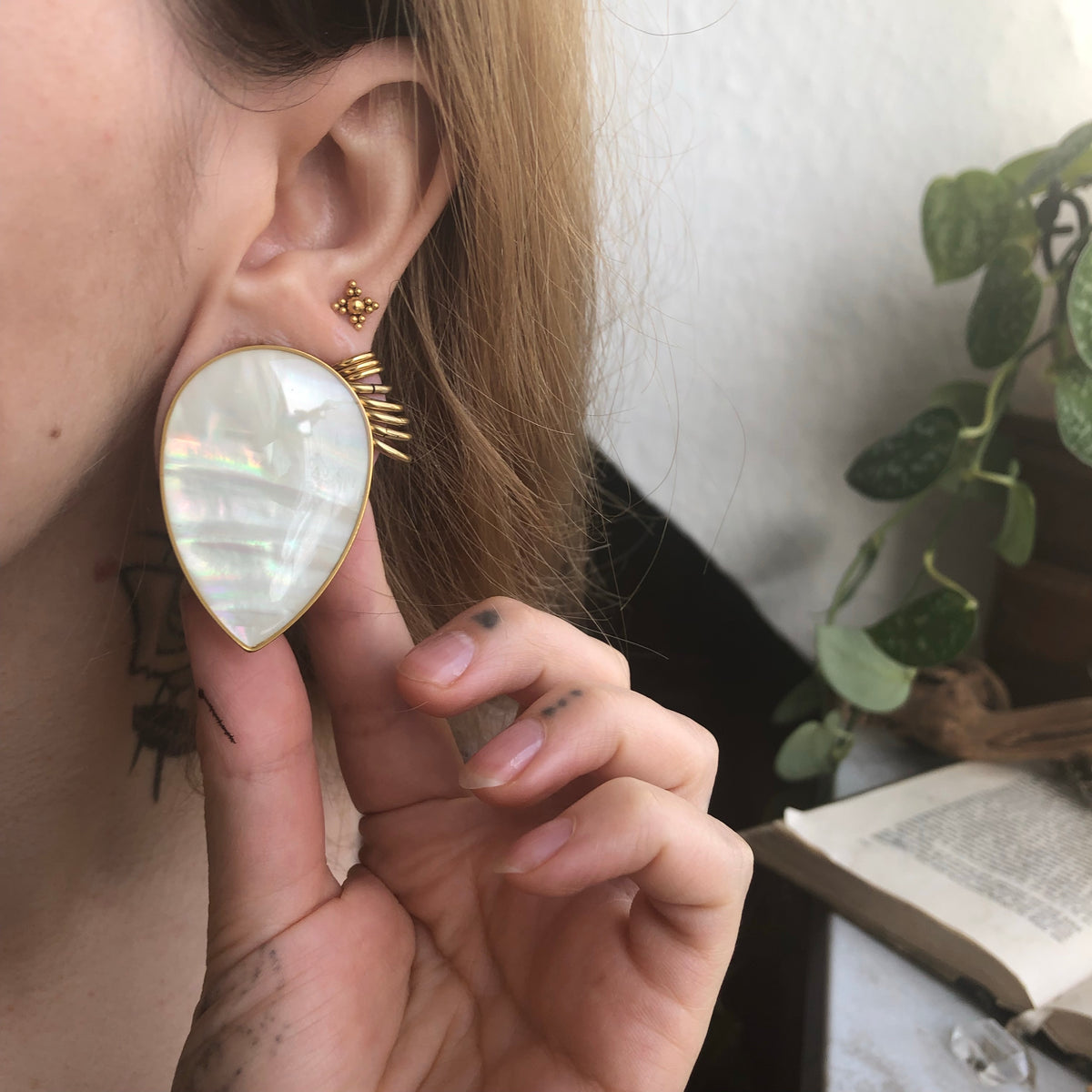 Silberne Hängende Tropfen Plugs