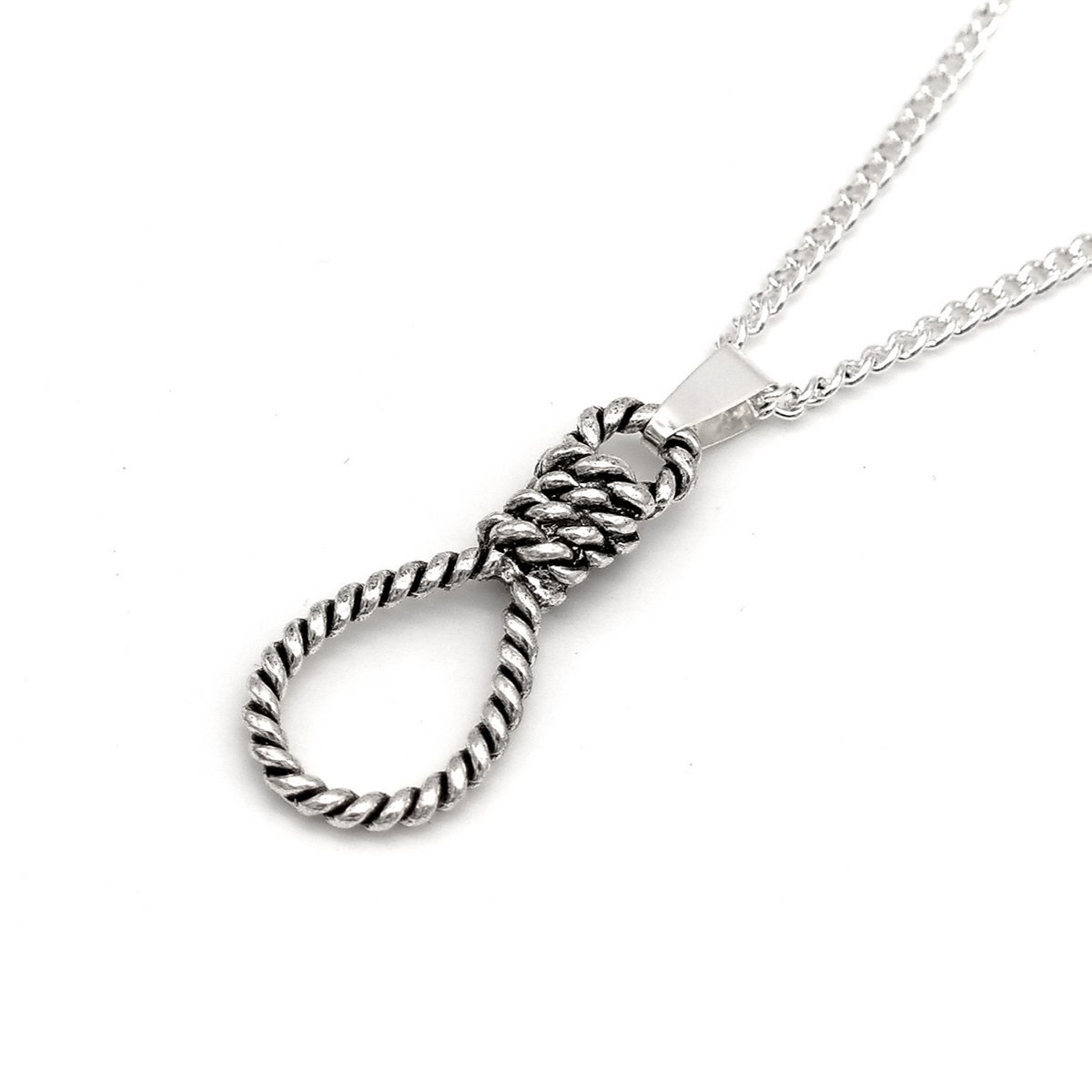 Silver Hangman’s Noose Necklace