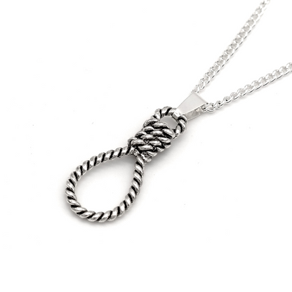 Silver Hangman’s Noose Necklace