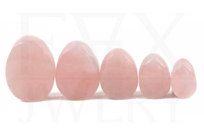Rose Quartz Teardrop Plugs