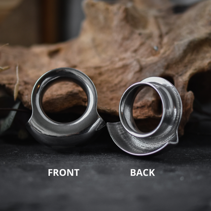 Minimalistic Lobe Tunnels - Silver