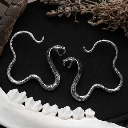 Silver Cobra Ear Weights