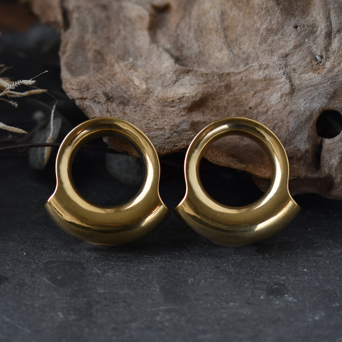 Goldene Minimalistische Lobe Tunnel