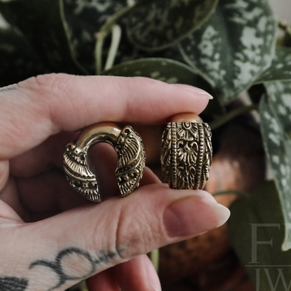 Golden Knuckle Ear Weights