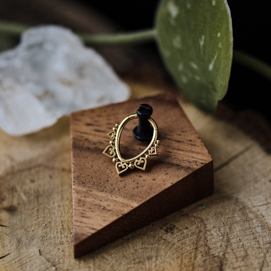 Golden Oval Septum Clicker