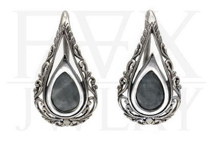 Silver Elven Tears Ear Weights