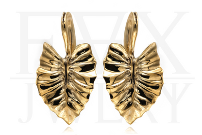 Golden Leaf Ear Weights