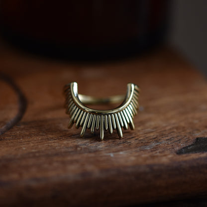 Golden Halo Ring