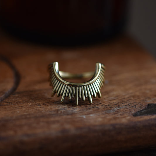 Golden Halo Ring