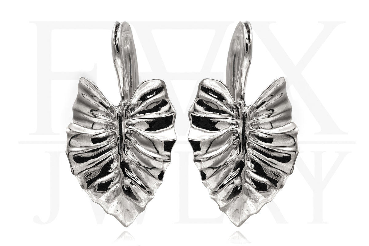 Silver Leaf Ear Weights