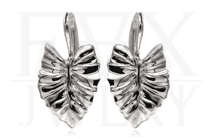 Silver Leaf Ear Weights