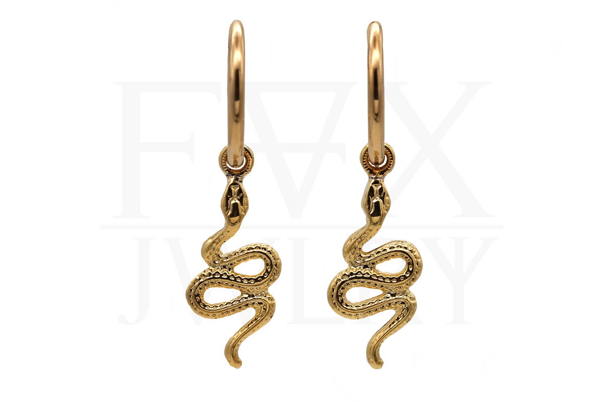 Goldene Schlangen Hoops