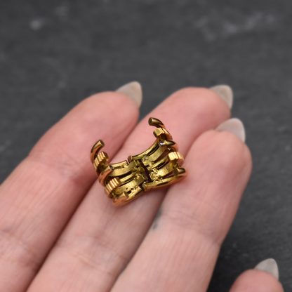 Goldener Multi Ring Cuff