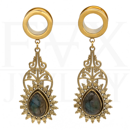 Golden Labradorite Tunnels Fux Jewellery