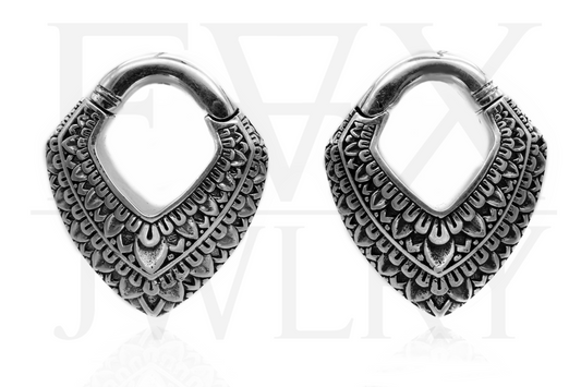 Silver Aura Ear Weights