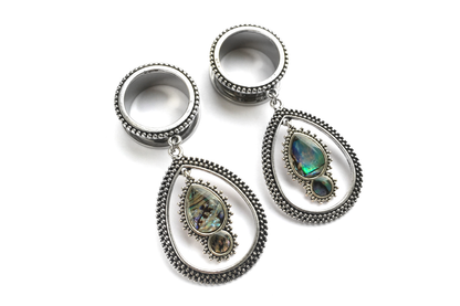 Silver Shell Tribal Tunnel #752 - Fux Jewellery